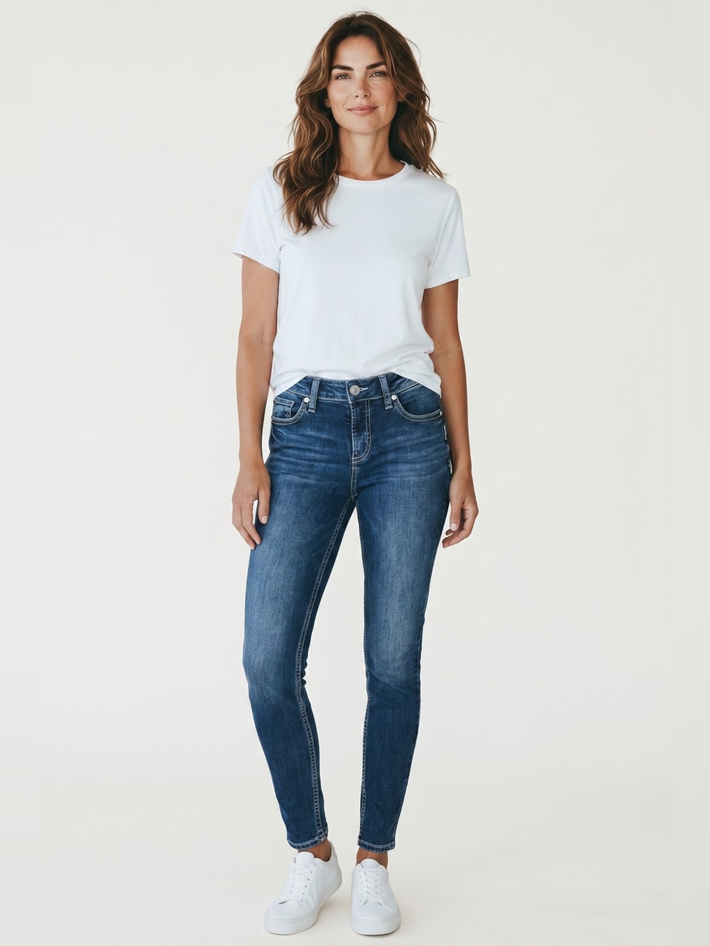 Silver Jeans Co. Elyse Skinny Jeans size 27